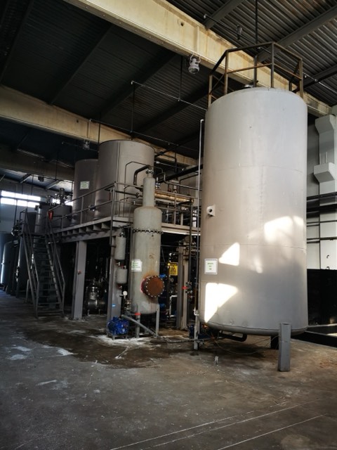Process tanks during commissioning